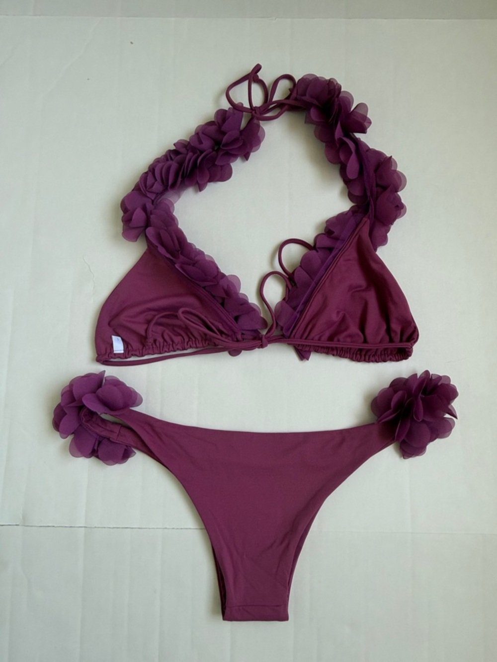 La Reveche Jamila Bikini Set in Raspberry - Women Swim - Picture 3 of 7